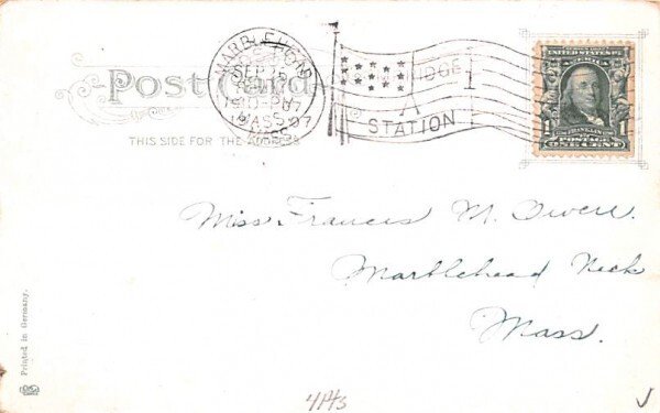 The Charles River Newton, Massachusetts Postcard