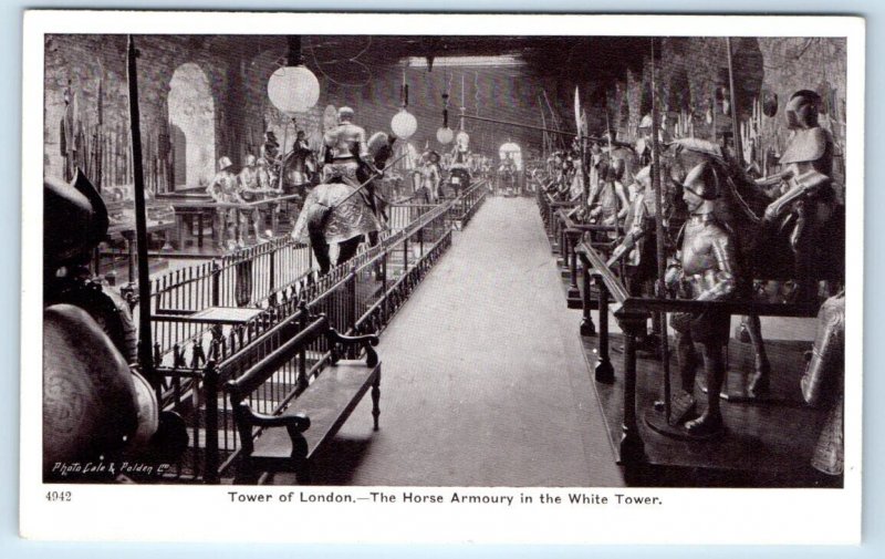 Tower of LONDON Horse Armoury White Tower ENGLAND UK Postcard