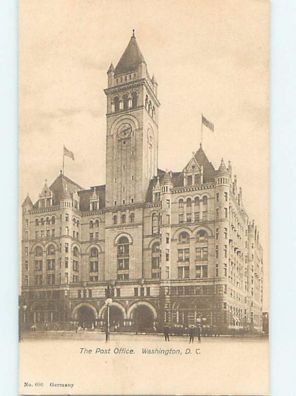 Pre-1907 POST OFFICE Washington DC A3530