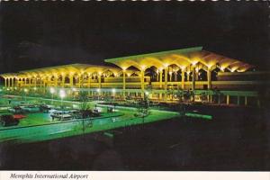 Tennessee Memphis International Airport At Night