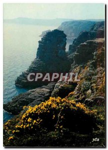 Postcard Modern Brittany Picturesque Cap Frehel on the Versant Is The Rock Gr...