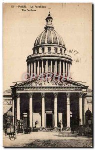 Paris Old Postcard Pantheon