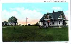 GAYHEAD, NY New York    PINE CREST COTTAGES    c1920s    Postcard