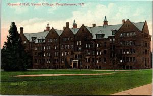 Raymond Hall Vassar College Poughkeepsie NY Vintage Postcard K14