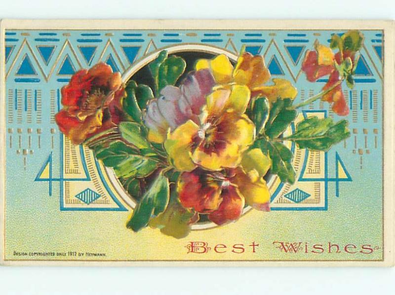 Divided-Back BEAUTIFUL FLOWERS SCENE Great Postcard AA2220