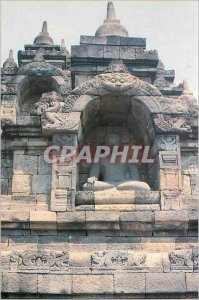 Postcard A Modern Dyani Buddha of Borobudur Temple Central Java Indonesia