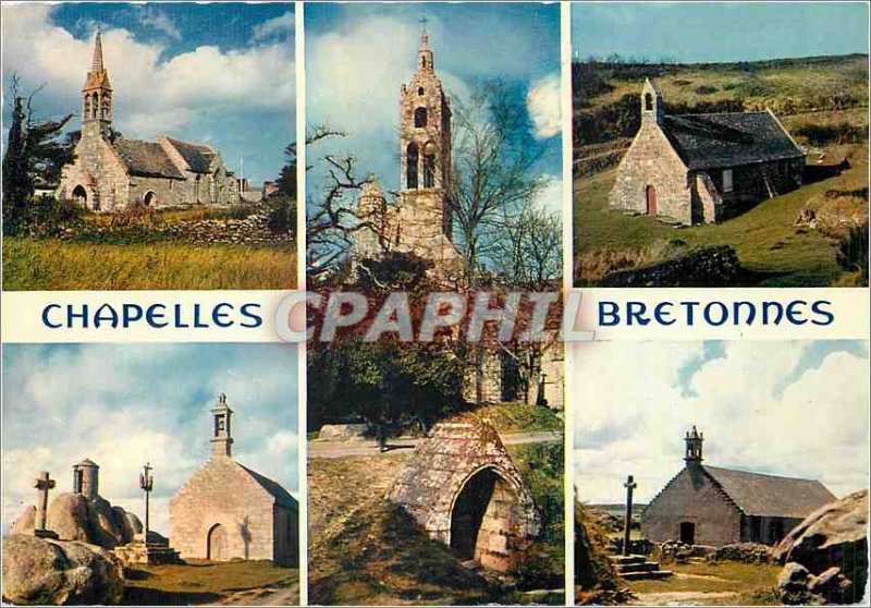 Postcard Modern Chapels Breton