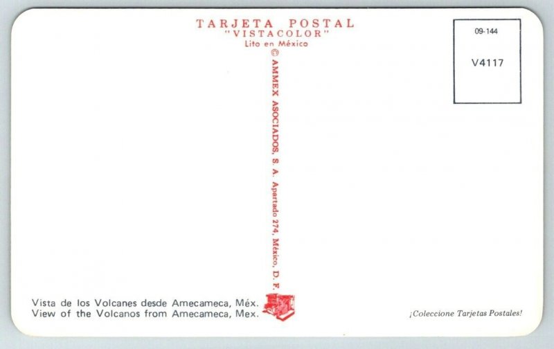 Amecameca   Mexico    Postcard