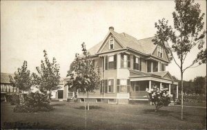 East Granby Cancel Connectcitu CT Bacon Residence c1910 Real Photo Postcard