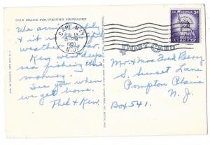 Large Letter Greetings from Cape May New Jersey - Vintage NJ Postcard