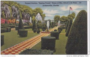Florida Jacksonville Formal Garden Epping Forest Home Of Mrs Alfred I du Pont