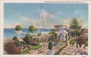 Alabama Mobile Jesters Rock Garden Arlington Park Curteich