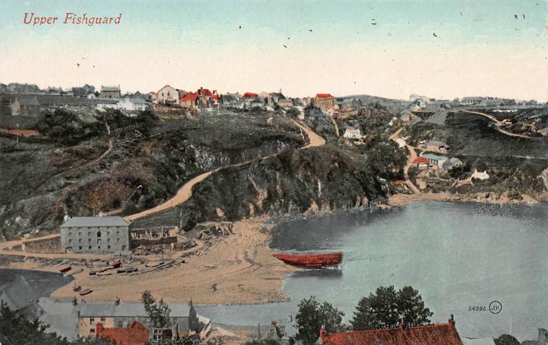 Upper Fishguard, Wales, Great Britain, Early Postcard, Unused