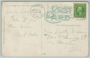 Beaver Falls Pennsylvania~Carnegie Free Library~Vintage Postcard