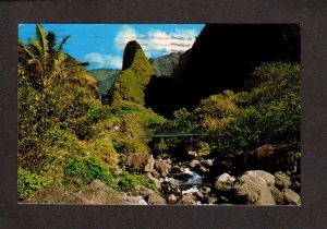 HI Iao Valley and Needle Maui Hawaii Postcard