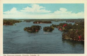 Canada Ontario The Thousand Islands Vintage Postcard C224