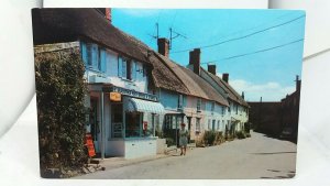 Vintage Postcard Burton Bradstock Post Office Posted 1984