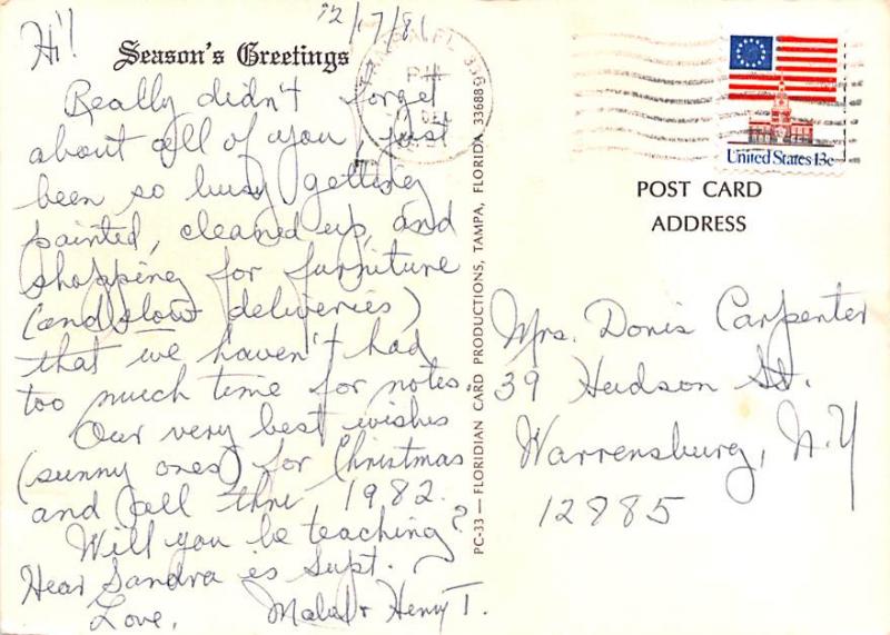 Season's Greetings - Happy Holidays