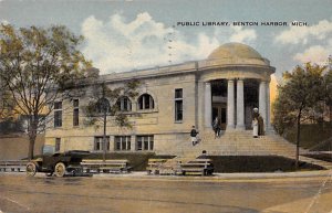 Public Library Benton Harbor MI USA Postcard