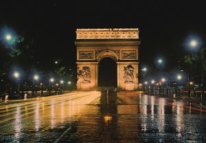 Vintage Postcard Arch Triumph Monument Arc de Triomphe de l'Étoile Paris France