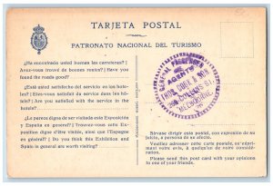 Seville Spain Postcard Ibero-American Exposition Morocco Pavilion c1930's