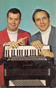 Tony Lovello Duo Accordian Player Music Group Vintage Postcard AA84326