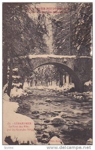 Le Pont Des Fees Par Les Grandes Neige, Gerardmer (Vosges), France, PU-1906