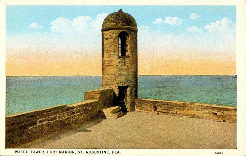 FL - St Augustine, Fort Marion Watchtower