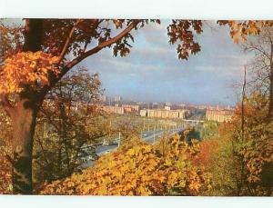 Vintage Post Card Moscow Komsomolsky Ave Bridges Aerial Russia   # 3774