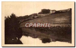Old Postcard Montreuil Sur Mer seen Remparts Canche