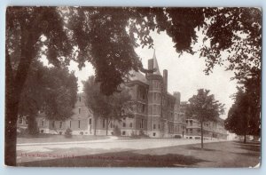 Cedar Falls Iowa IA Postcard View Iowa State Normal School c1910 Vintage Antique