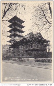 Belgium Brussels Laeken La Tour Japonaise vue de l'Avenue Van Praet