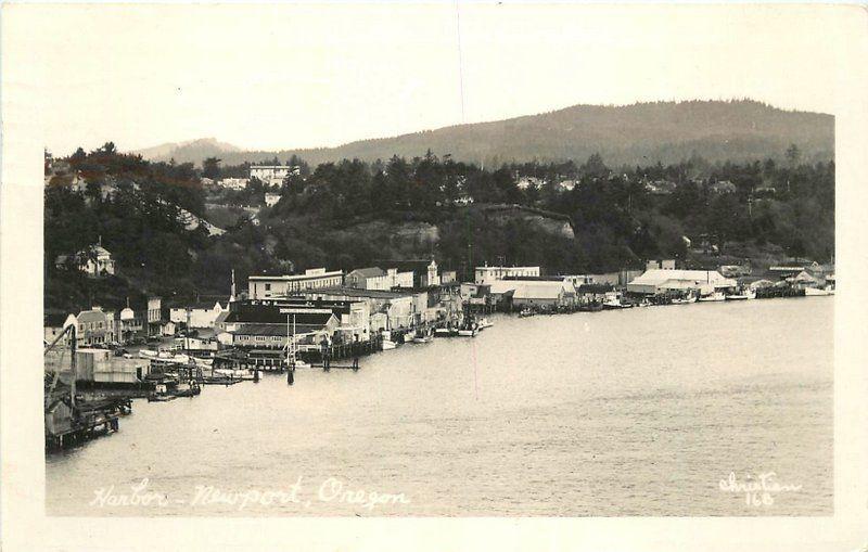 Christian Harbor New Harbor Oregon 1950s RPPC Photo Postcard 12529 