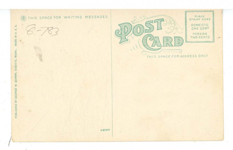 ME - Augusta. Water Street looking North ca 1903