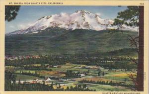 California Mount Shasta From Shasta City