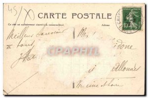 Old Postcard Chatillon Coligny Loiret Chateau sculpe the well by Jean Goujon