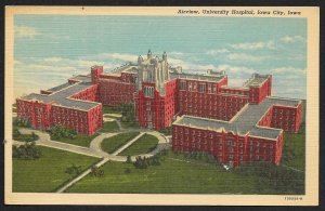 University Hospital Iowa City Iowa Unused c1930s