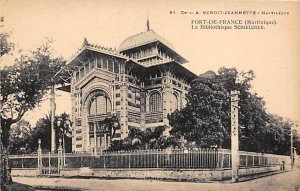 La Bibliotheque Schoelcher Fort-de-France Martinique Unused 