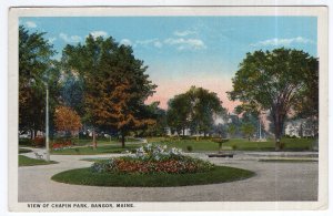 Bangor, Maine, View of Chapin Park