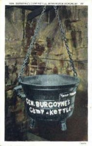 Gen. Burgoyne's Camp Kettle - Bennington, Vermont