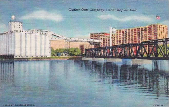 Iowa Cedar Rapids Quaker Oats Company Curteich