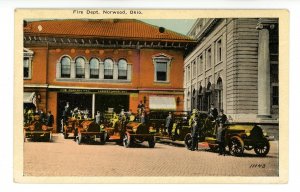 OH - Norwood. Fire Department & Apparatus ca 1920
