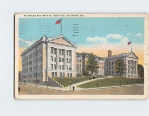 Postcard Baltimore Polytechnic Institute Baltimore Maryland USA