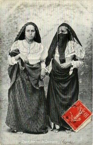 CPA AK Deux femmes de Damiette EGYPT (823230)