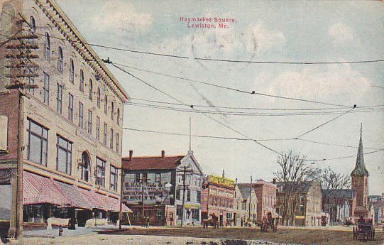 Haymarket Square, LEWISTON , Maine, PU-1911, # 2