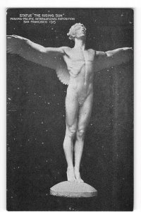 Rising Sun Statue PPIE 1915 San Francisco Panama Pacific Expo Vintage Postcard