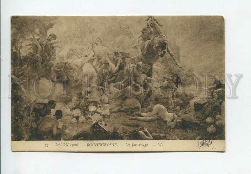 3176245 NUDE Women HORSE by ROCHEGROSSE Vintage SALON 1906 PC Topics
