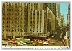 1976 Radio City Music Hall New York City Vintage Postcard Continental View Card 