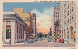 Park Avenue From Public Square Mansfield Ohio