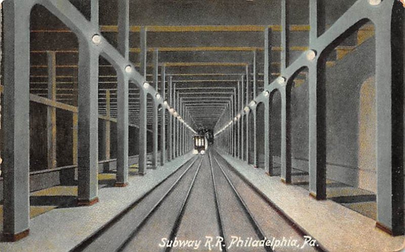 Subway R. R. Philadelphia, Pennsylvania PA  